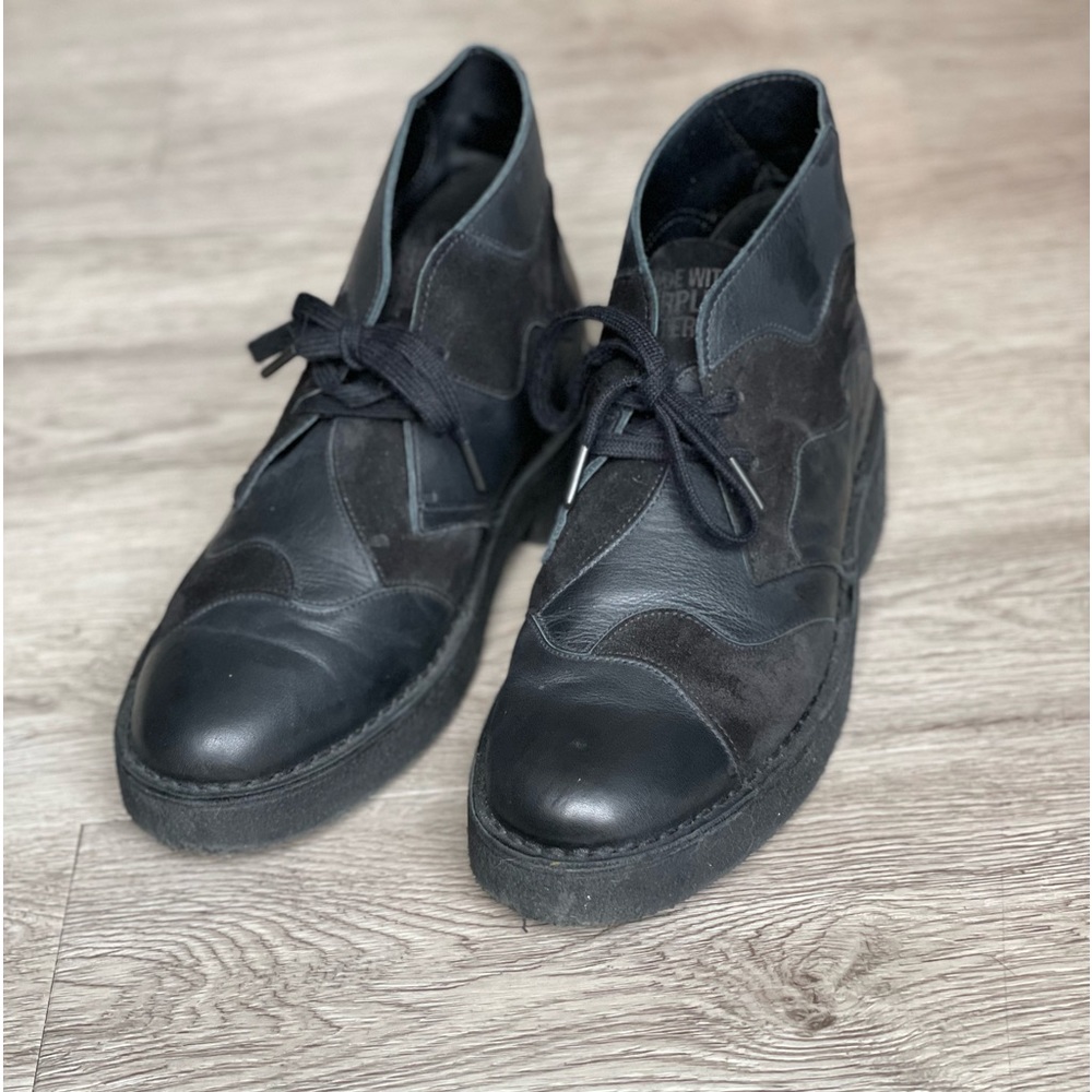 Clark’s Desert Boot Black Combination 8.5